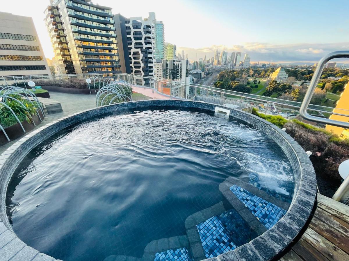 Cozy 1 Bed Apt & Spa,Free Parking ,Phenomena Views Melbourne Exterior foto